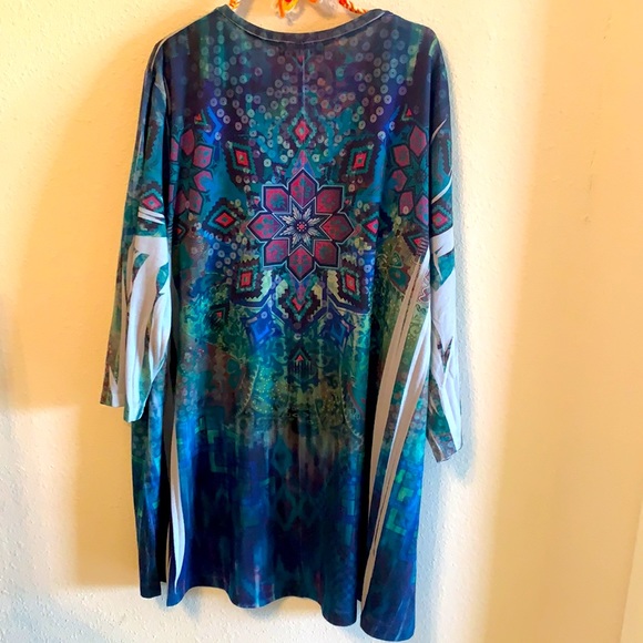 7 wonders women plus size 3/4 sleeve top - Picture 4 of 10